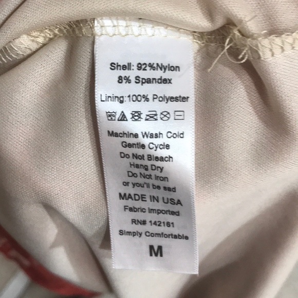 salmon lace midi skirt - Picture 6 of 7